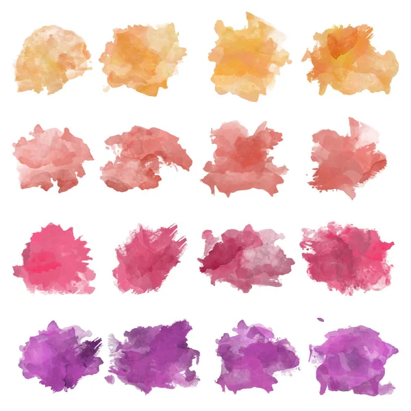 Aquarell Spritzer und Punkte Textur. — Stockvektor