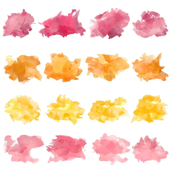 Aquarell Spritzer und Punkte Textur. — Stockvektor