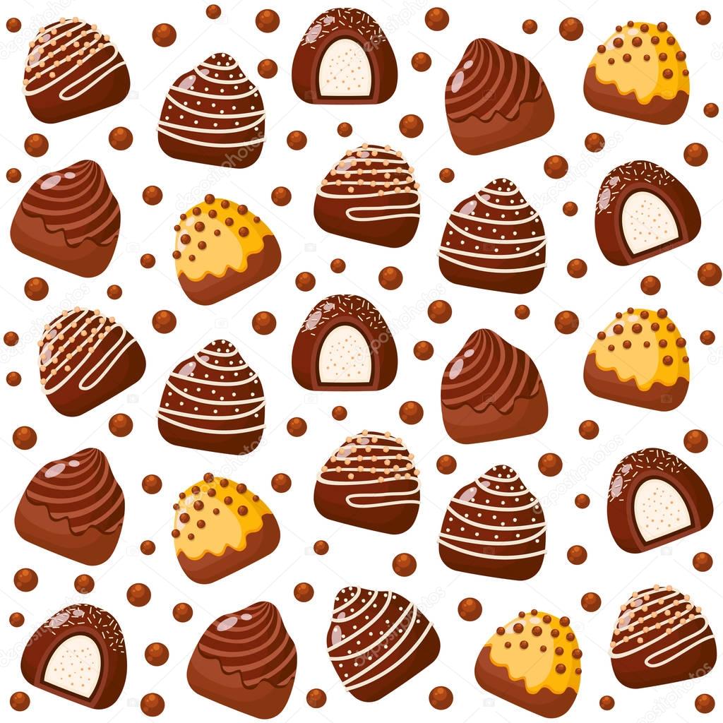 Sweet candies  icons set