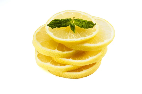 Slices of fresh lemon — Stock Photo, Image