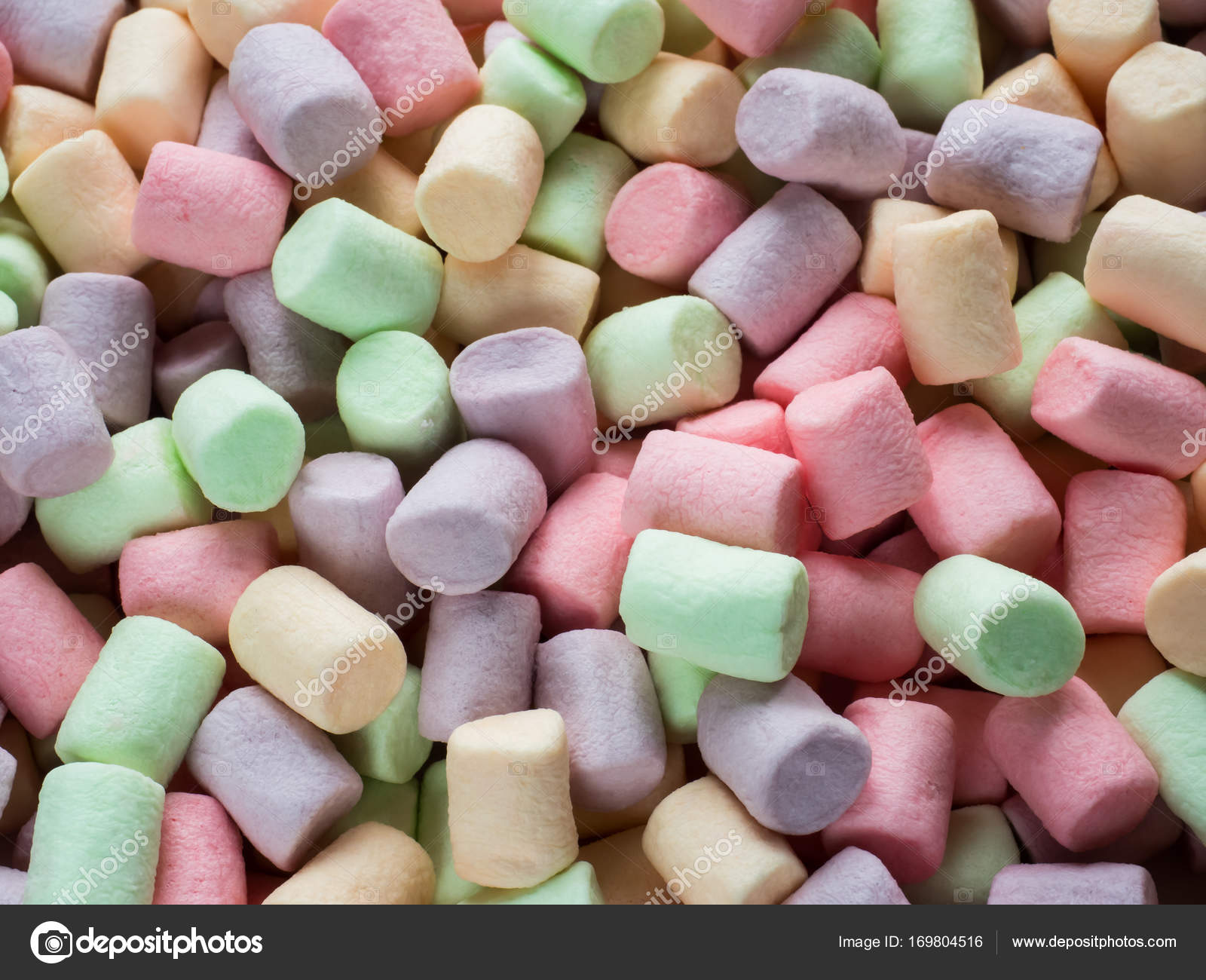 Colorful marshmallows candy for background uses Stock Photo by
