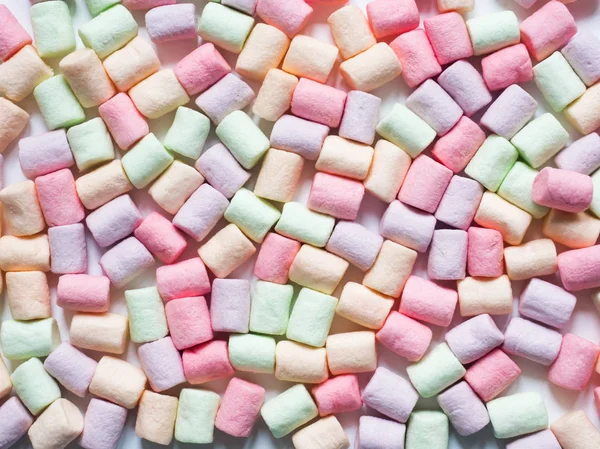 Doces de marshmallows coloridos para usos de fundo — Fotografia de Stock