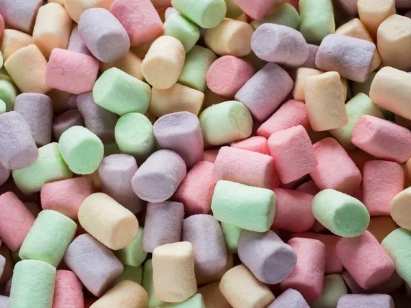 Doces de marshmallows coloridos para usos de fundo — Fotografia de Stock