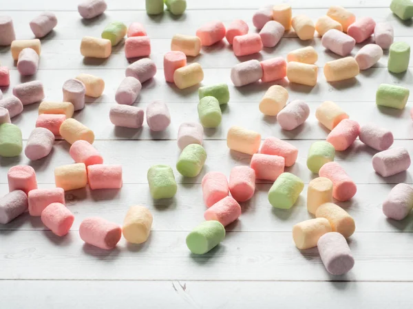 Doces de marshmallows coloridos para usos de fundo — Fotografia de Stock