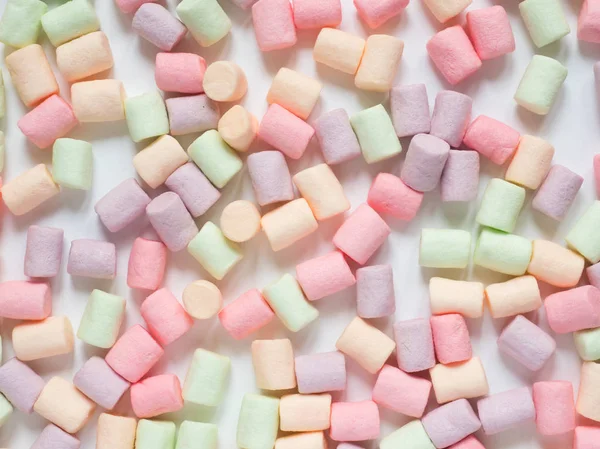 Doces de marshmallows coloridos para usos de fundo — Fotografia de Stock