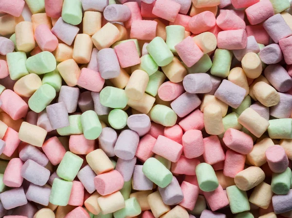 Doces de marshmallows coloridos para usos de fundo — Fotografia de Stock