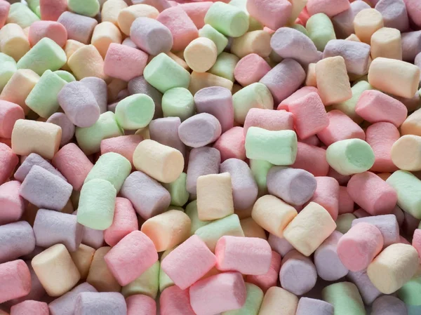 Doces de marshmallows coloridos para usos de fundo — Fotografia de Stock