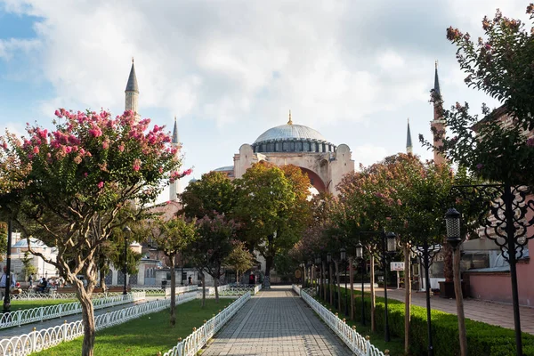 Estambul Turquía Septiembre 2019 Mezquita Santa Sofía Sultanahmet Estambul Turquía —  Fotos de Stock