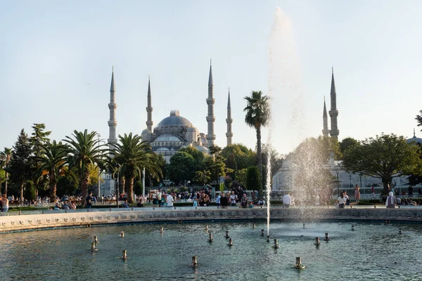 Istambul Turquia Setembro 2019 Praça Sultanahmet Mesquita Azul — Fotografia de Stock