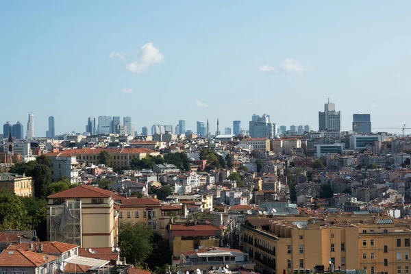 Istanbul Turchia Settembre 2019 Veduta Panoramica Del Centro Storico Istanbul — Foto Stock