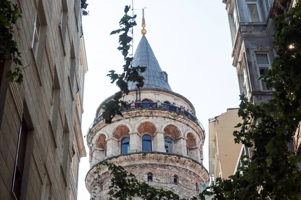 Istambul Turquia Setembro 2019 Torre Galata Centro Histórico Istambul — Fotografia de Stock