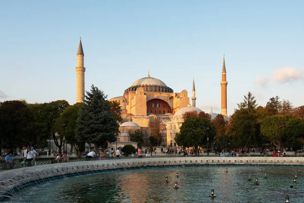 Estambul Turquía Septiembre 2019 Mezquita Santa Sofía Sultanahmet Estambul Turquía —  Fotos de Stock