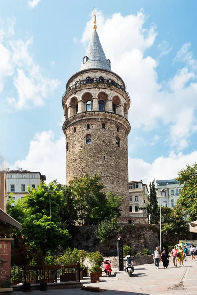 Istambul Turquia Setembro 2019 Torre Galata Centro Histórico Istambul — Fotografia de Stock