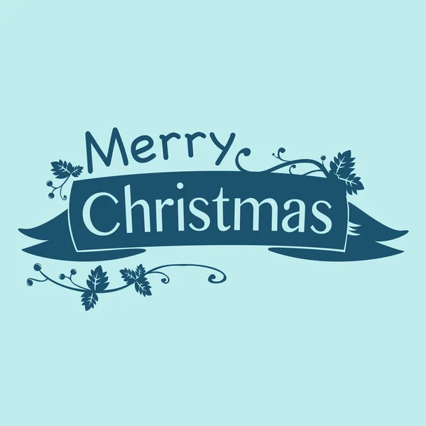 Merry christmas text.isolated op achtergrond. Geweldig design element — Stockvector