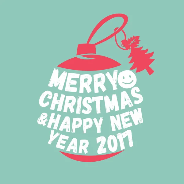 Merry christmas text.isolated op achtergrond. Geweldig design element — Stockvector