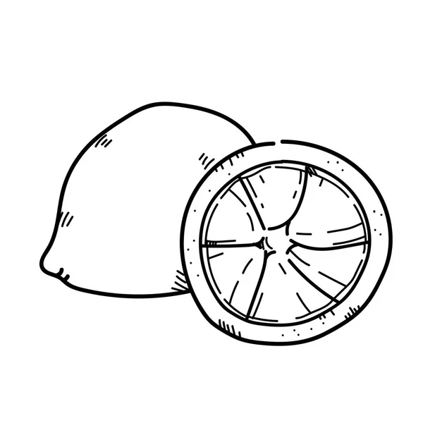 Desen liber ilustrație Lemon . — Fotografie, imagine de stoc