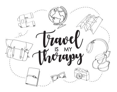 Inspirational quotes tipografi el çekilmiş. 