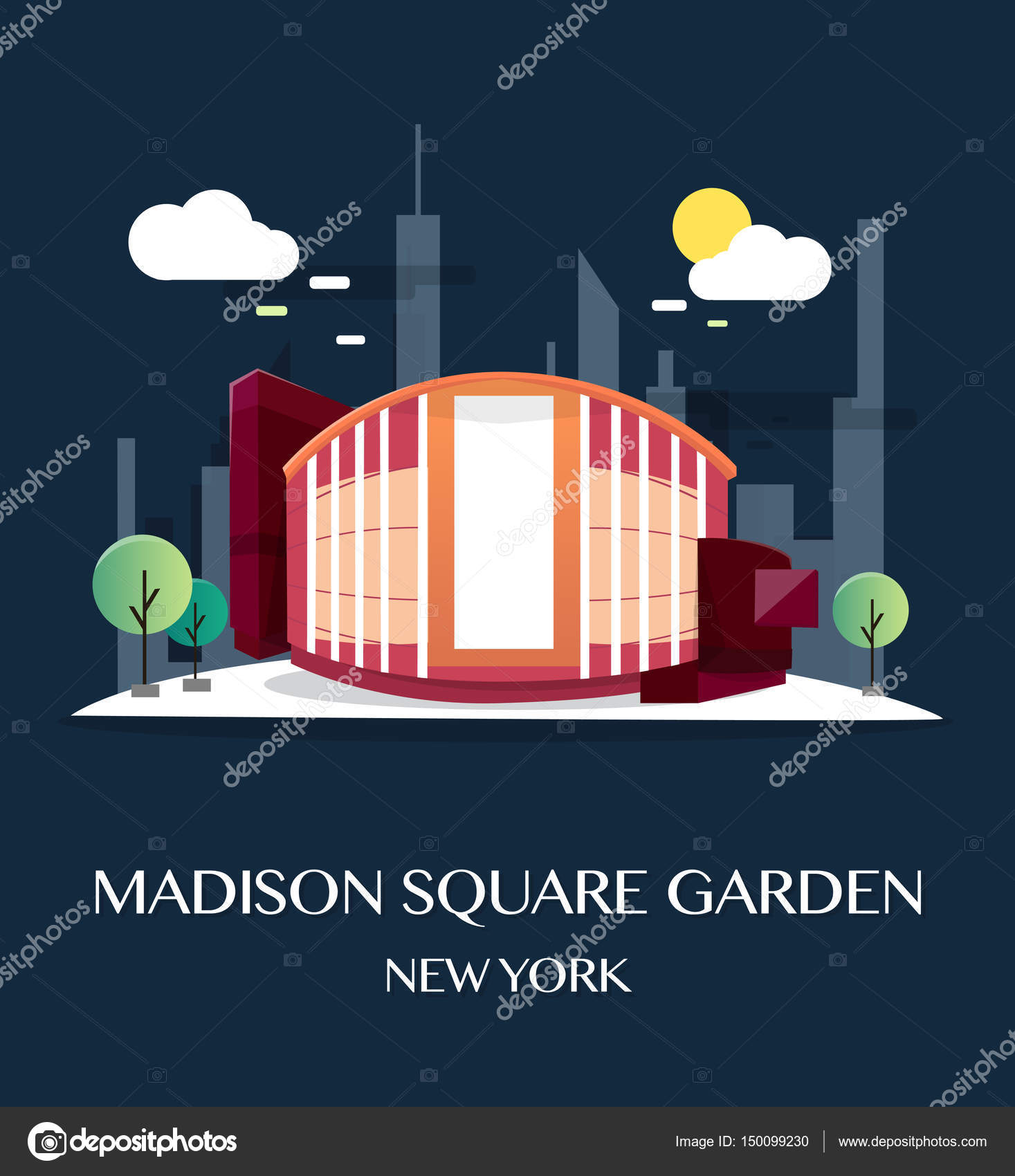 Vector Madison Square Garden Madison Square Garden Vector