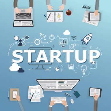 Başlangıç çeşitlilik ekip çalışması fikir iş için