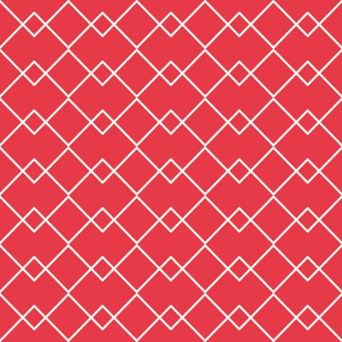 Çakışma satır sorunsuz vektör desen tasarımı ile kırmızı zikzak çizgi