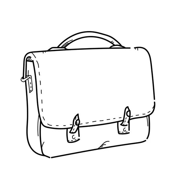 Briefcase for tourism freehand drawing illustration — Stock Photo, Image