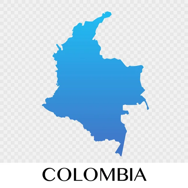 Colombia map in South America continent illustration design — Stock Vector