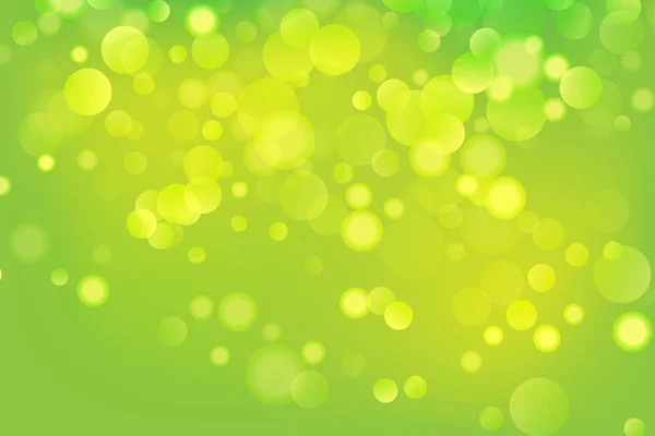 Green Abstract Bokeh Background. Diseño colorido. Ilustración vectorial . — Vector de stock