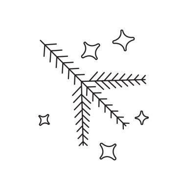 Firtree konilerinin grafiksel vektör doğrusal kümesi