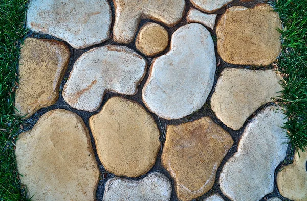 Pebble pavement paving — Stock Photo, Image