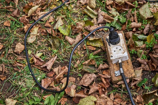 Oude dubbele aansluiting — Stockfoto