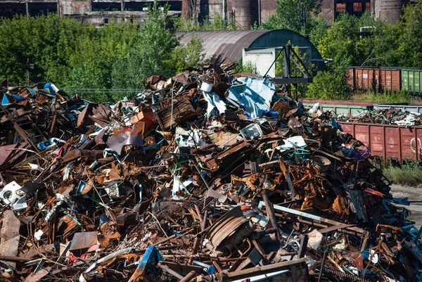 Dump van een metallurgische fabriek — Stockfoto