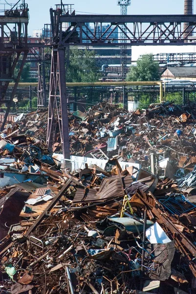 Dump van een metallurgische fabriek — Stockfoto