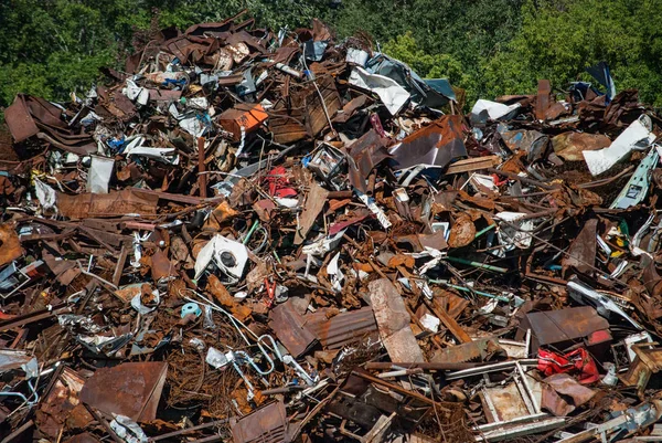 Dump van een metallurgische fabriek — Stockfoto