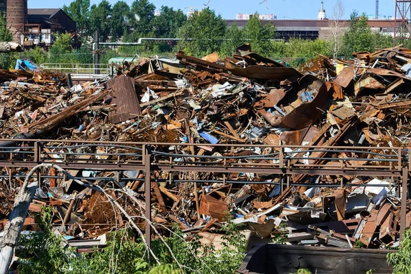 Dump Van Een Metallurgische Fabriek Izjevsk — Stockfoto