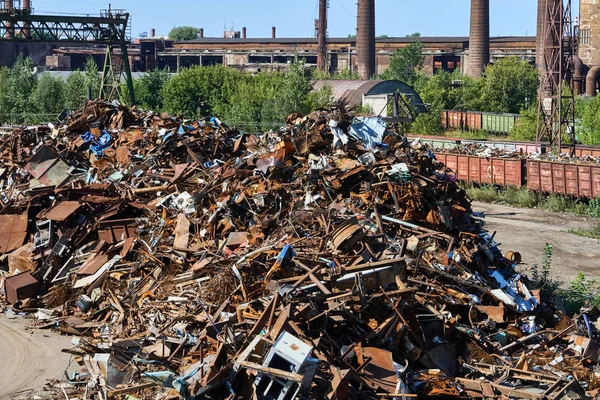 Dump Van Een Metallurgische Fabriek Izjevsk — Stockfoto