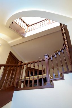 ahşap döner merdiven