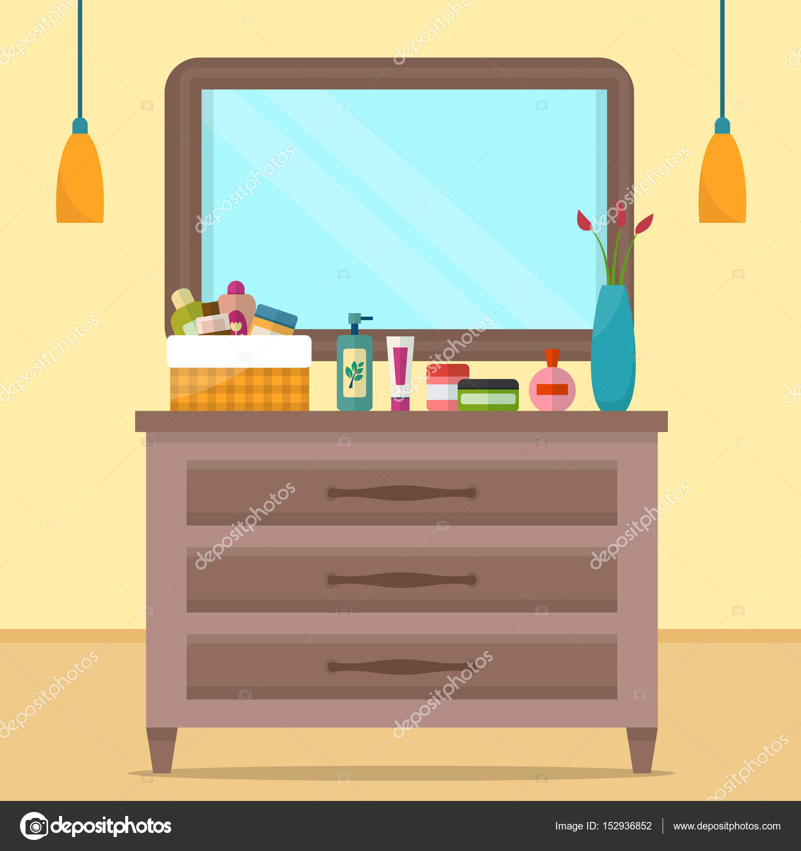 Vrouw boudoir met tabel — Stockvector © Elvetica #152936852 Vrouw boudoir met tabel — Stockvector © Elvetica #152936852