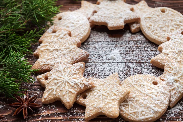 Christmas cookies ornament — Stock Photo, Image
