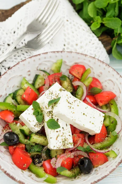 Salată de legume proaspete, close-up — Fotografie, imagine de stoc