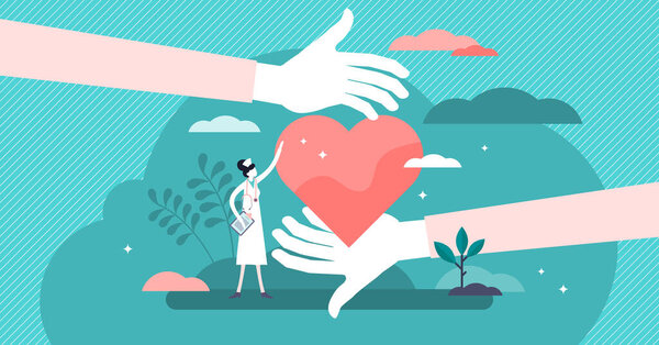 Векторная иллюстрация здравоохранения. Концепция кардиологов
.