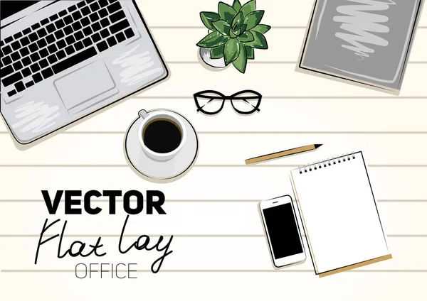 Hisse senedi vektör sanat iş düz yatıyordu