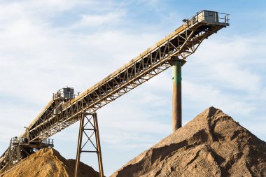 Kum ocağı makine bir Harbor