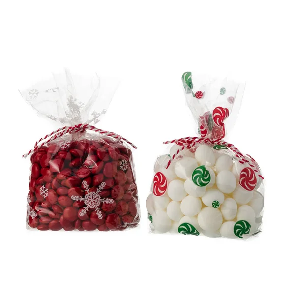 Noel şeker torbaları