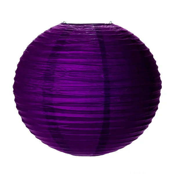 Linterna de papel violeta Imagen de archivo