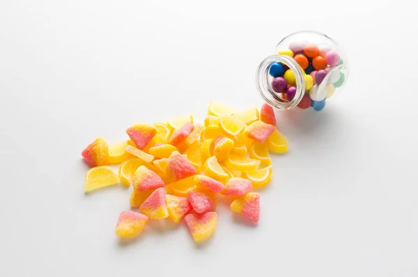 beyaz şeker kavanoz