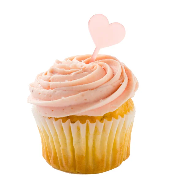 Cupcake en blanco — Foto de Stock