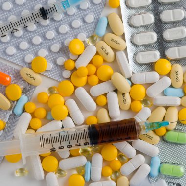 Beyaz karışık hapları