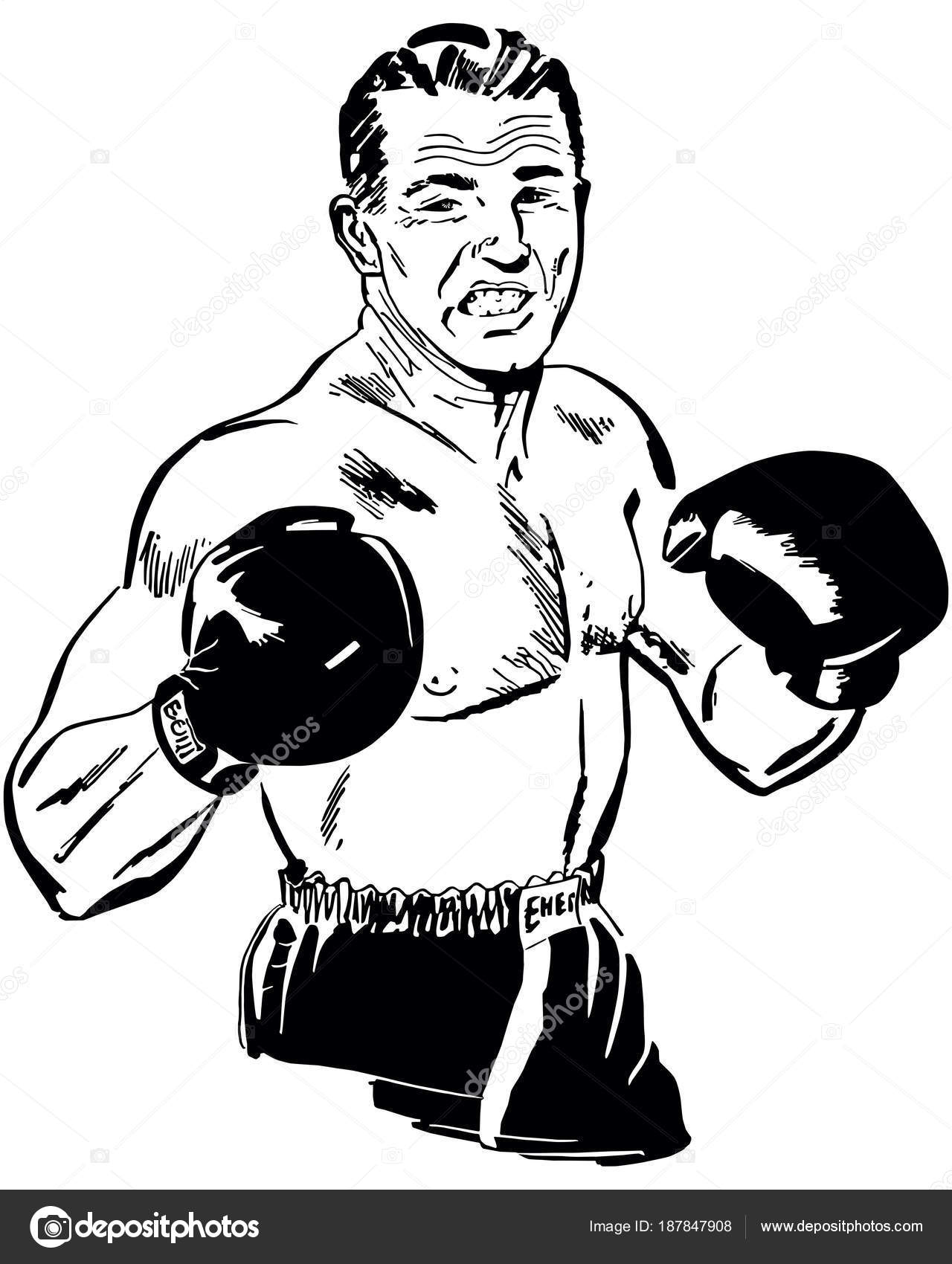 Fighter Boxer Drawing