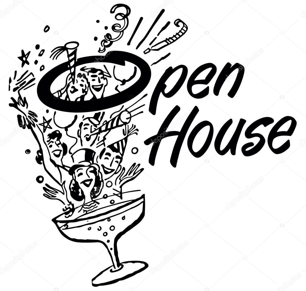 Open House Party Banner