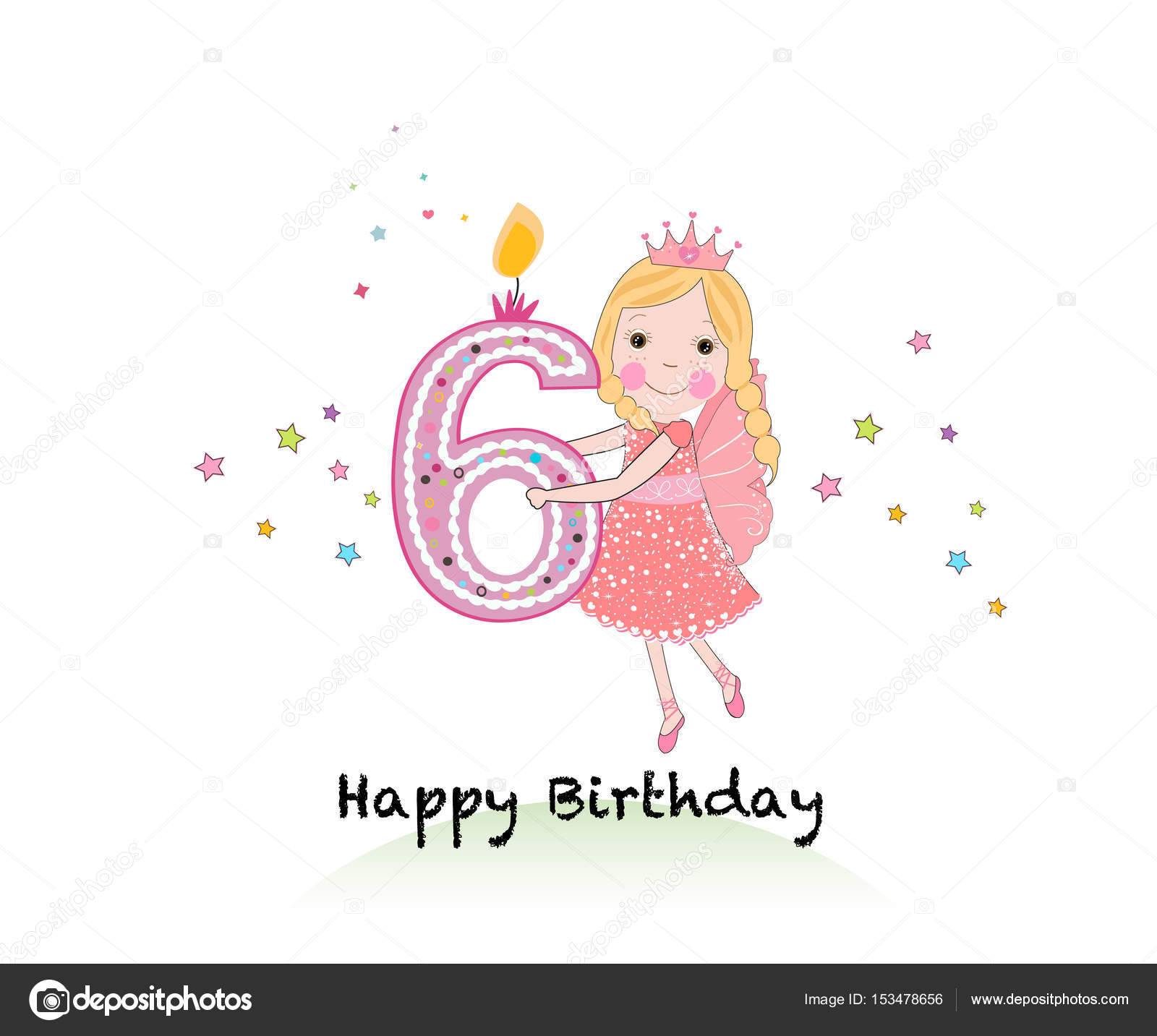 Free Free 325 6Th Birthday Princess Svg SVG PNG EPS DXF File
